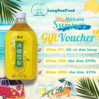 Nước lê Đài Loan chai to 1000ml đặc biệt thơm ngon