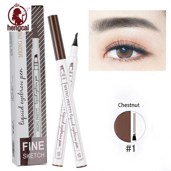 [Hàng mới về] Bút chì phẩy sợi lông mày 4 đầu kháng nước không lem nhòe chất lượng cao | BigBuy360 - bigbuy360.vn