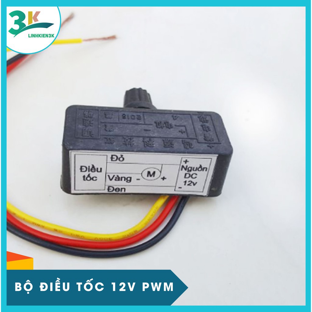 Bộ Điều Tốc 12V PWM 3 Dây Cho Động Cơ Quạt , Phun Sương