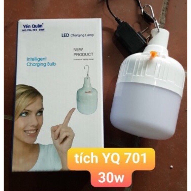 Bóng đèn led tích điện 30W Yến Quân