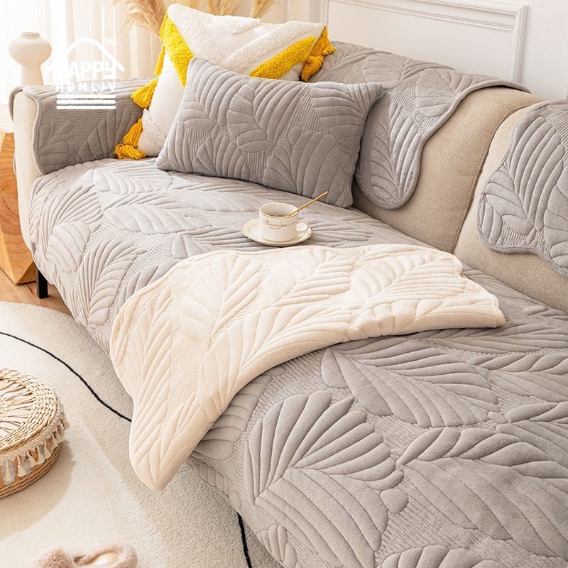 Vải Bọc Ghế Sofa Ga Bọc Ghế Sofa Đệm Lót Ghế Sofa Vải Nhung Sữa Mềm Mại Thân Thiện Với Da Chống Trượt Trang Trí Phòng Khách