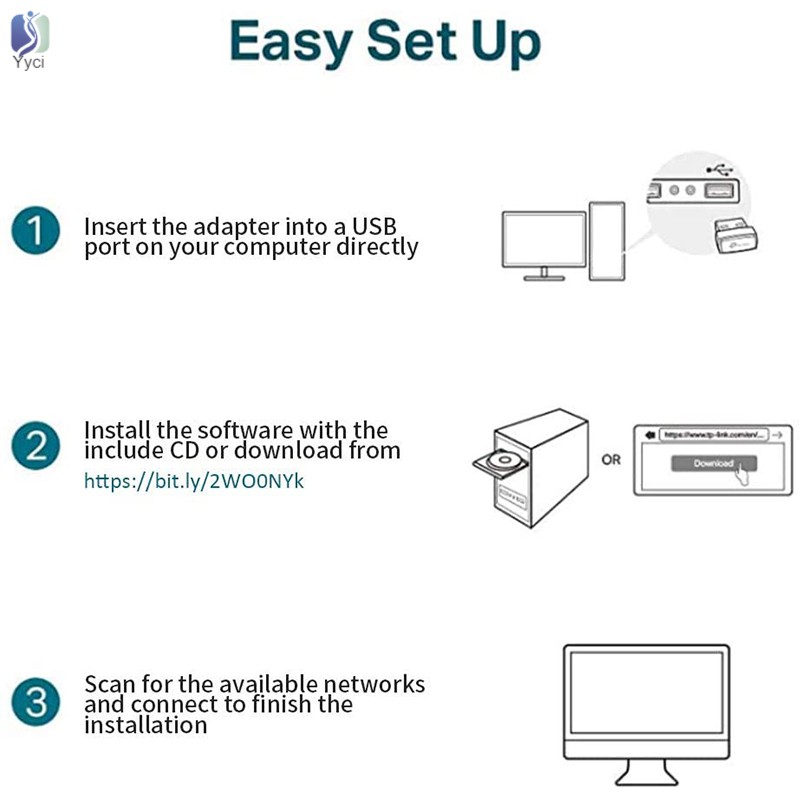 Usb Wifi 2.4 / 5.8ghz 1300mbps Cho Windowsxp / 7 / 8 / 8.1 / 10 Macos 10.9-10.14 @ My