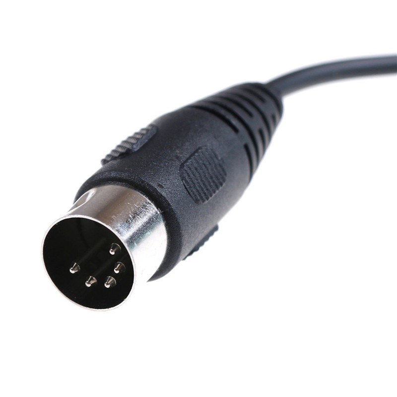 1 Cáp âm thanh 5 pin din midi sang 3.5mm din