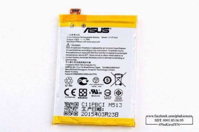 Pin zenfone 2 chính hãng asus