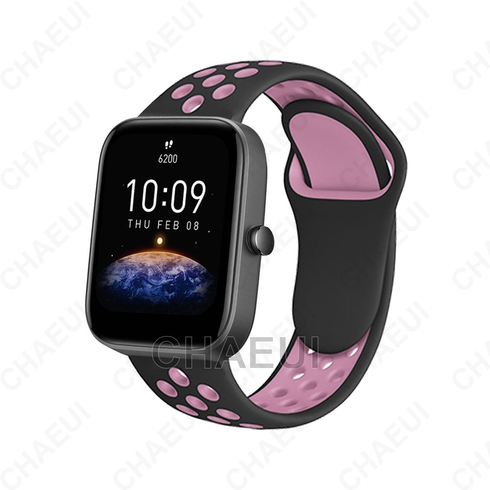 Silicone Dây Đeo Silicon Thay Thế Cho Đồng Hồ Thông Minh Xiaomi Huami Amazfit Bip 5 3 U Pro GTS 4 Mini GTS3 GTS2