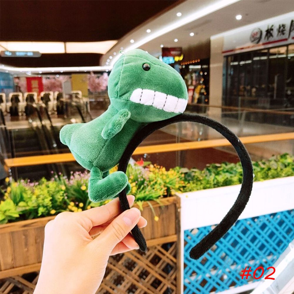 Băng Đô Hình Cá Mập/Khủng Long Hoạt Hình Đơn Giản Ngọt Ngào Cho Nữ