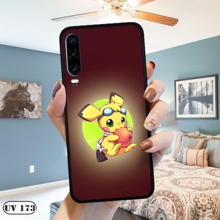 Ốp lưng huawei p30 - lưng nhám viền dẻo in 2d