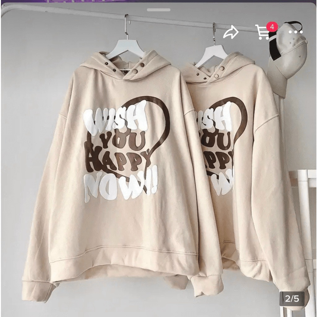 Áo Hoodies Nữ Nón Lớn Chất Nỉ Mềm In Chữ Mặc Đẹp Che Nắng Tốt Siêu Hót NEW UNISEX