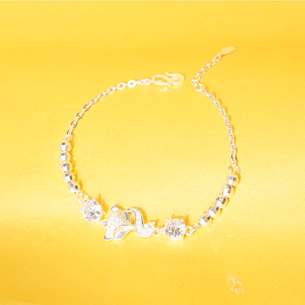 QMJ Lắc tay hồ ly dễ thương bạc 925 cao cấp Q421
