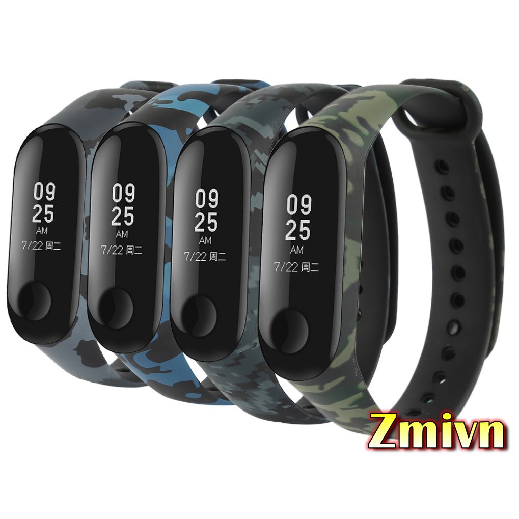 Dây đeo thay thế Xiaomi Miband 3 - Màu lính