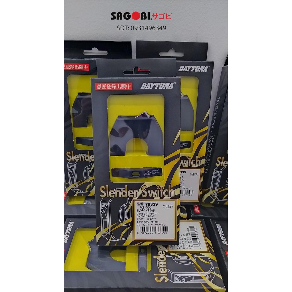 CÙM CÔNG TẮC ĐIỆN CHÍNH HÃNG DAYTONA NHẬT BẢN Mã 79339