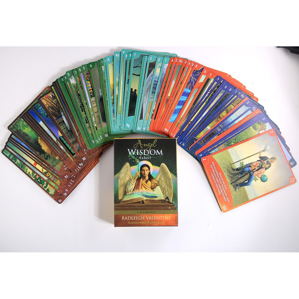 Bài Tarot Angel Wisdom Tarot Tặng Đá Thanh Tẩy C133
