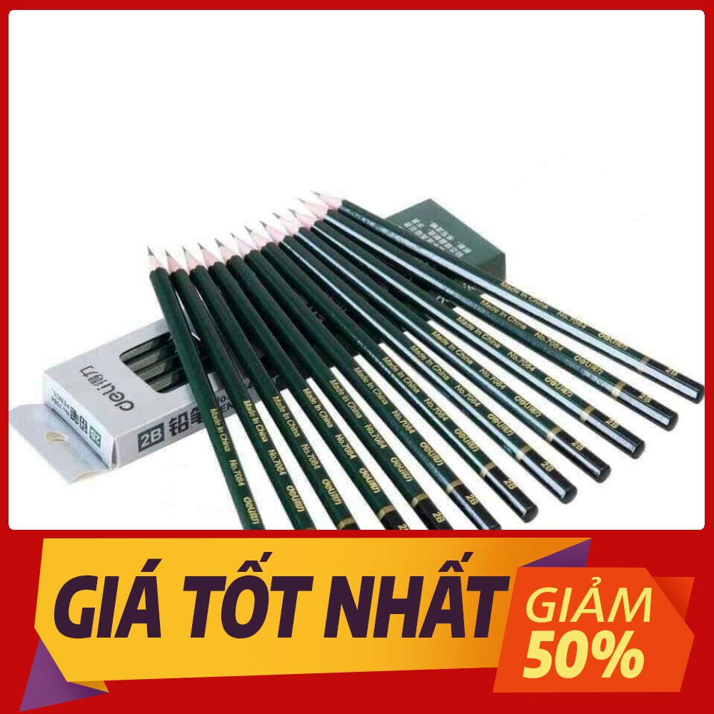 BÚT CHÌ DELI VỈ 12 CÂY HÀNG LOẠI 1