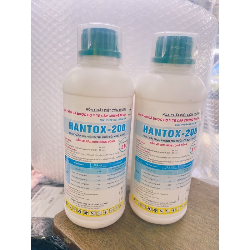 Thuốc diệt phòng trừ muỗi sốt xuất huyết HANTOX-200 1 Lít