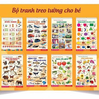 Bộ Tranh Treo Tường Cho Bé