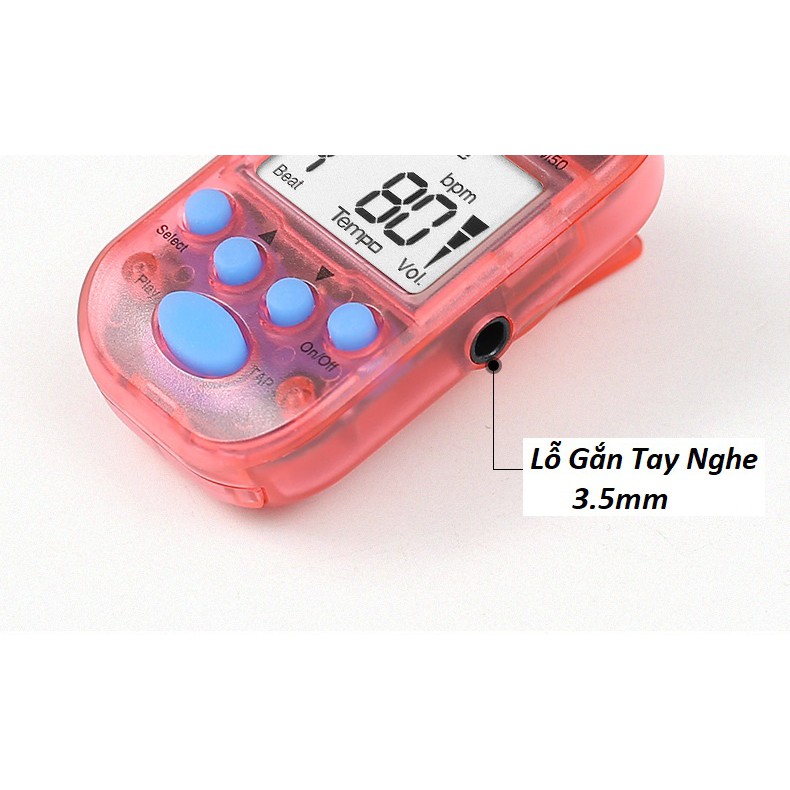 MÁY GÕ NHỊP TUNNER MUSEDO MT50 - MT80 - Meideal M50 - GUITAR, VIOLIN, UKULELE, PIANO