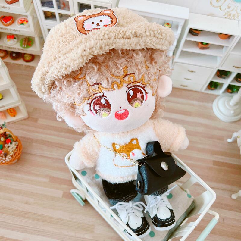 Búp bê hình gấu Aespa tự làm EXO Jennie TNT Sean Xiao Yibo Wang BTS 20cm