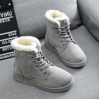 Boot nữ da lộn,giày nữ lót lông(có vi deo và ảnh thật)