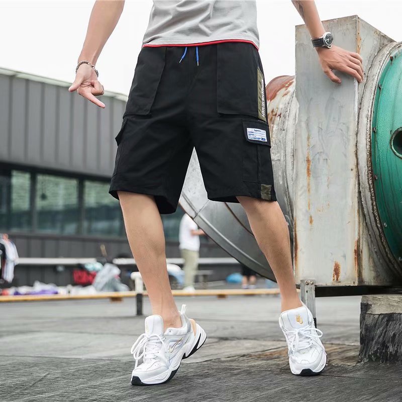 Quần Short Nhiều Túi Phong Cách Hàn Quốc Năng Động Trẻ Trung Dành Cho Nam