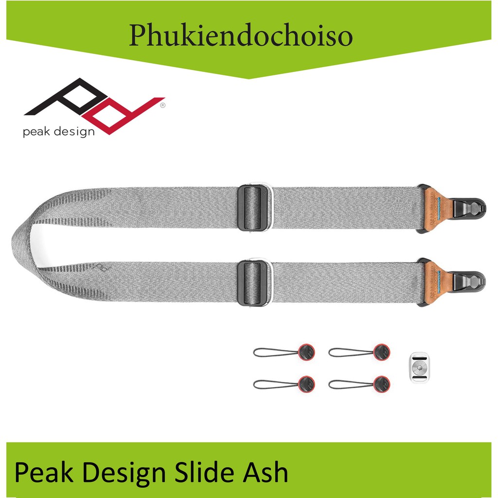 Dây Peak Design Slide Ash (Chính hãng phân phối tại VN)