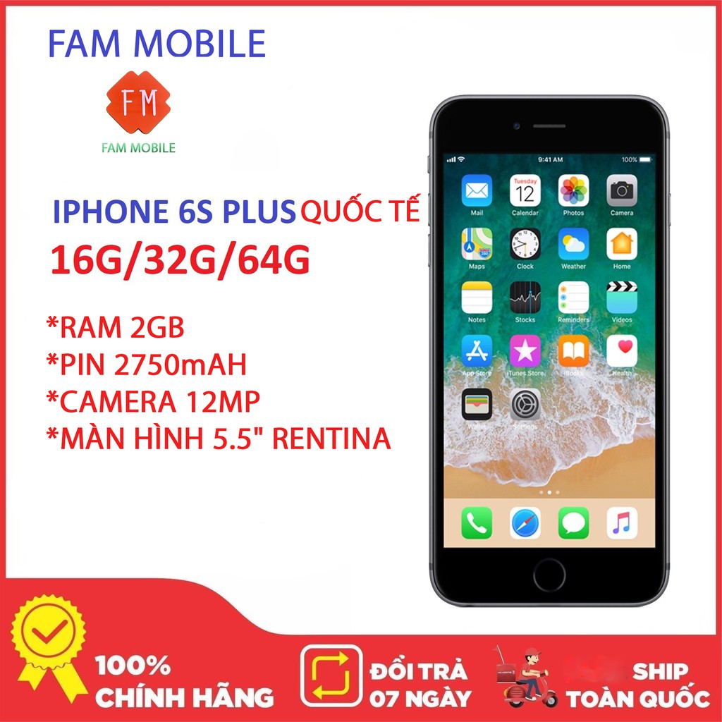 Bán Điện Thoại iphone 6s plus 16gb quốc tế