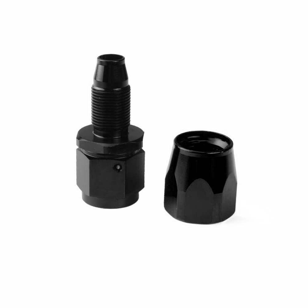 Đầu Nối Ống Dẫn Nhiên Liệu AN6 AN8 AN10 Bằng Nhôm Màu Đen