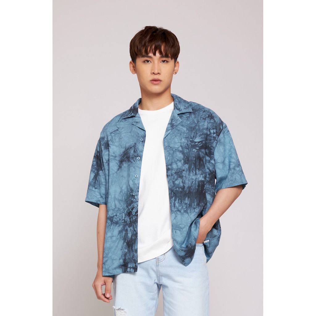 Áo Sơ Mi Nam BOO Oversize Dáng Rộng Cổ Vest Chất Cotton Mềm Nhiều Màu Thoáng Mát Cuban Shirt