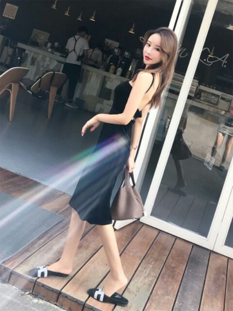 Đầm body nhung sexy