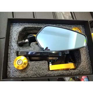 Gương gù (kiếng gù) 5 cạnh RCB fullbox, hàng đẹp. Gắn mọi loại xe, thân kim loại, kính xanh chống lóa.