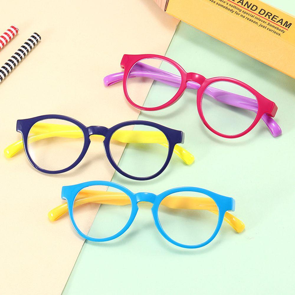 Kính Đọc Sách Gọng Silicone Chống Tia UV400 Chống Bức Xạ Cho Bé
