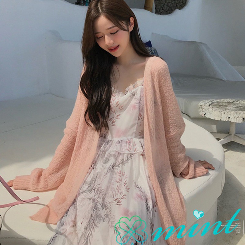 Áo khoác len cardigan Hàn Quốc dáng rộng | BigBuy360 - bigbuy360.vn