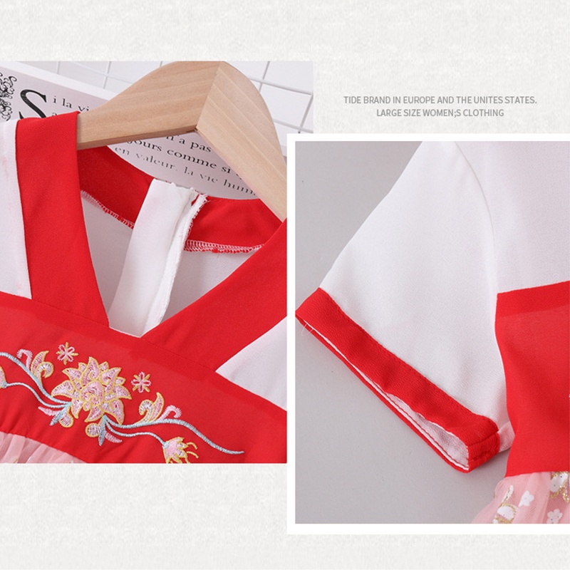 Đầm Công Chúa Ngắn Tay Cho Bé Gái