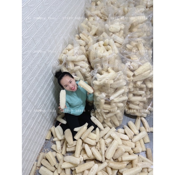 XƠ MƯỚP TỰ NHIÊN | Bông Tắm Tẩy Tế Bào Chết | Rửa Chén Bát | Vũ Phương Thảo Mom Shin | Shop Mẹ Thảo | Ở Cữ Mẹ Shin Min