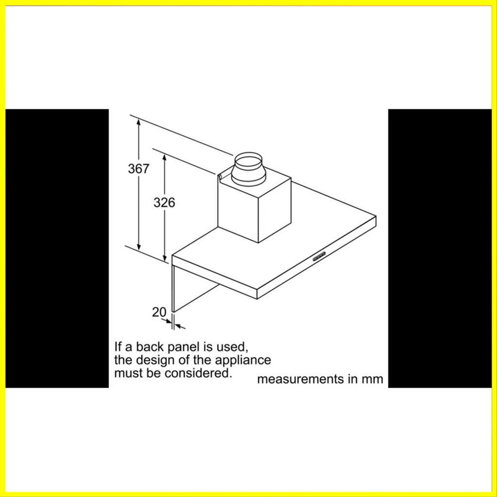 Máy hút mùi treo tường Bosch HMH.DWB97DM50B TGB nhập khẩu nguyên chiếc ( Cam Kết Chính Hãng )