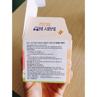 Baby Bro - Gạc Rơ Lưỡi (Chính Hãng Hàn Quốc)