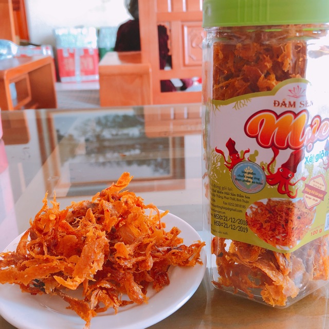 Mực xé giòn Đầm Sen