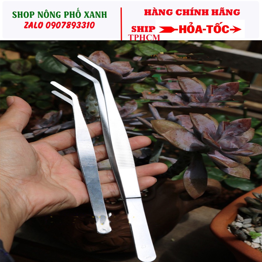 Nhíp gấp đa năng mũi cong dùng trang trí tiểu cảnh, gấp những vật khó size 11cm-17cm-25cm