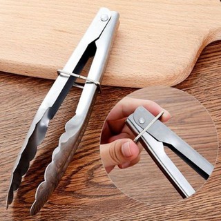 Kẹp gắp đá, đồ ăn bằng inox (e16)