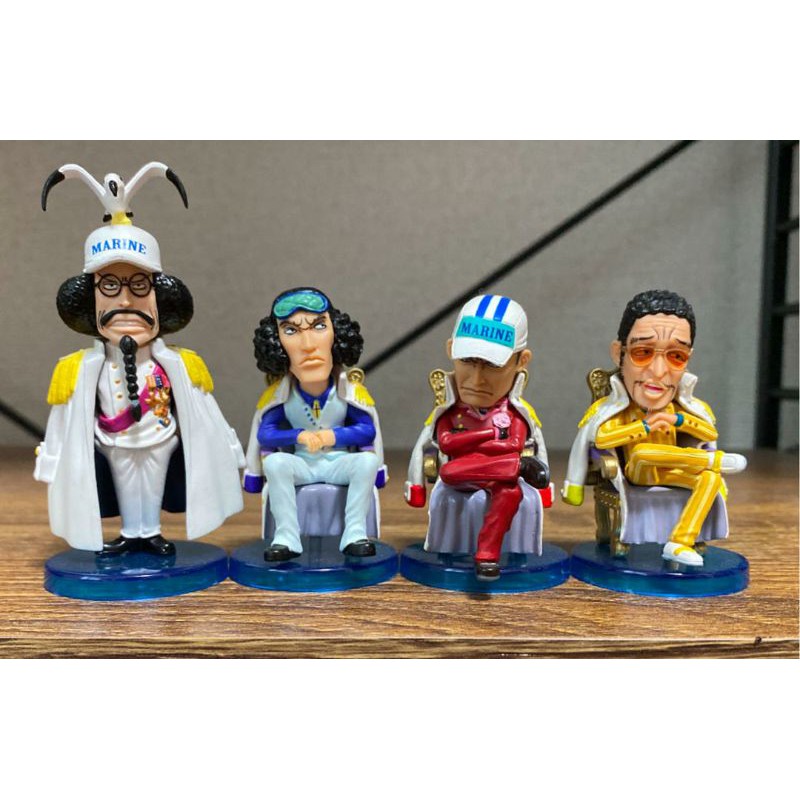 Mô hình One Piece 3 đô đốc ngồi WCF Aokiji, Kizaru, Akainu chính hãng