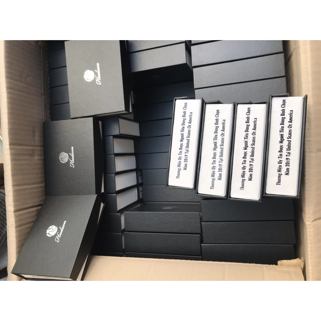 Hộp đựng ví nam - Hộp đựng bóp nam - Hộp hít nam châm đen