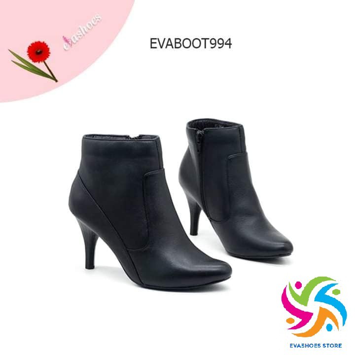 Boot gót nhỏ siêu xinh, da bò chính hãng Evashoes - Boot994