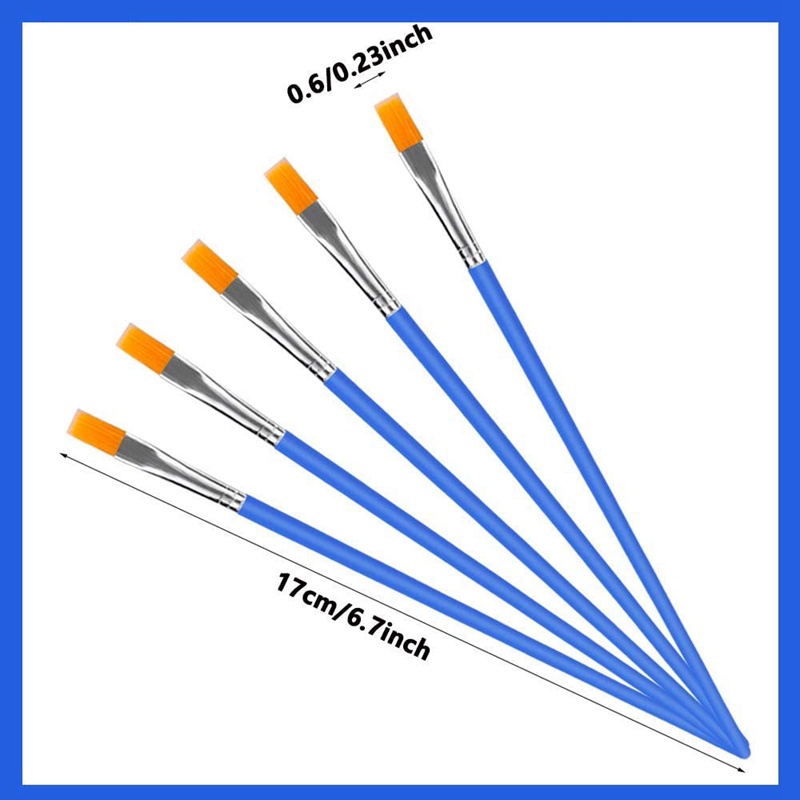 Set 200 Cọ Vẽ Màu Nước Bằng Sợi Nylon