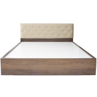 Giường ngủ gỗ mdf có đầu nêm nội thất hoàng lê