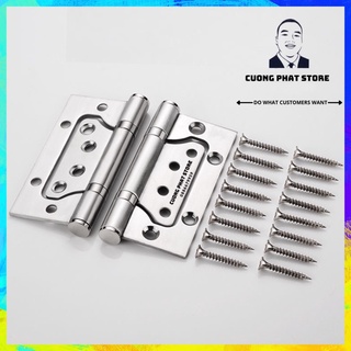 Bản lề âm dương inox sử dụng tốt cho mọi loại cửa nhôm có kèm Ốc vít