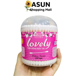 Hộp 200 Cây Tăm Bông Ráy Tai Lovely Cotton Swabs