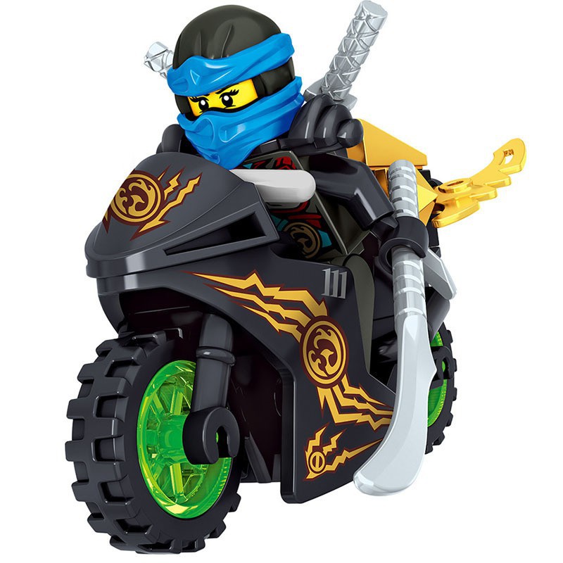 ┇ﺴ8 chiếc Ninjago Bộ Xe Máy với Mini Figures quà tặng sinh nhật Đồ chơi Lego tương thích cho trẻ em Phantom Ninja S