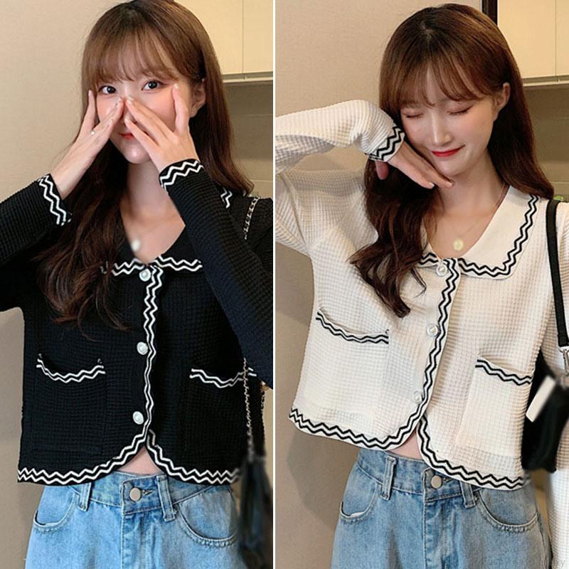 Áo khoác len cardigan nữ dáng dài phong cách Hàn Quốc thanh lịch cho phái nữ | BigBuy360 - bigbuy360.vn