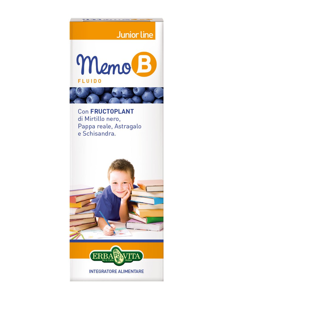 Siro Bổ Não_ MEMO-B _ Mã FS2+.02 _ Hộp 150 lọ _ Màu xanh, có hình em bé