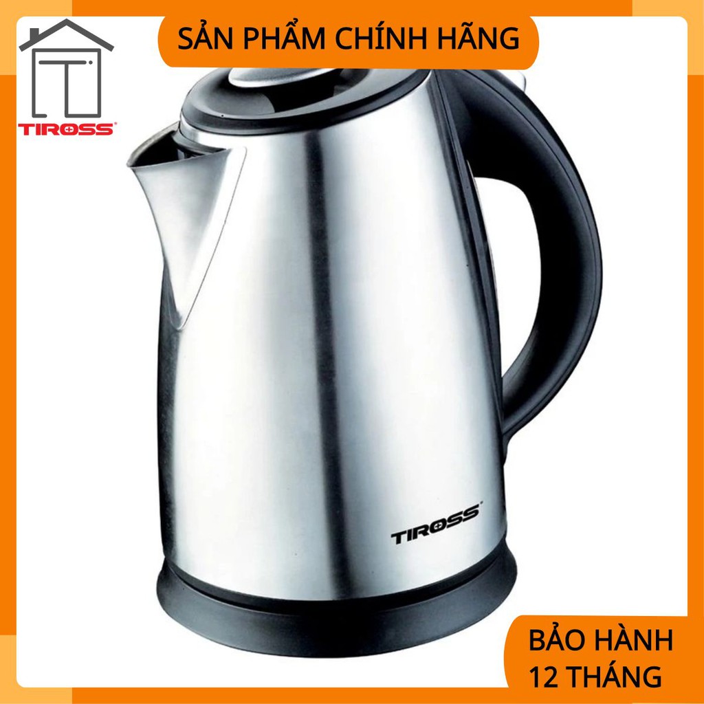 Ấm siêu tốc du lịch, 1.7L, 2000W hiệu TIROSS