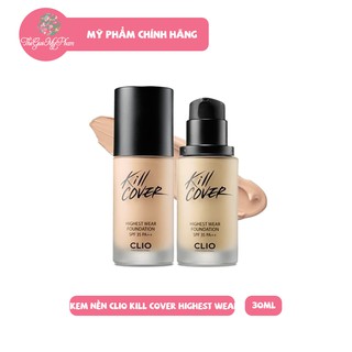 Kem Nền Clio Kill Cover Highest Wear Foundation